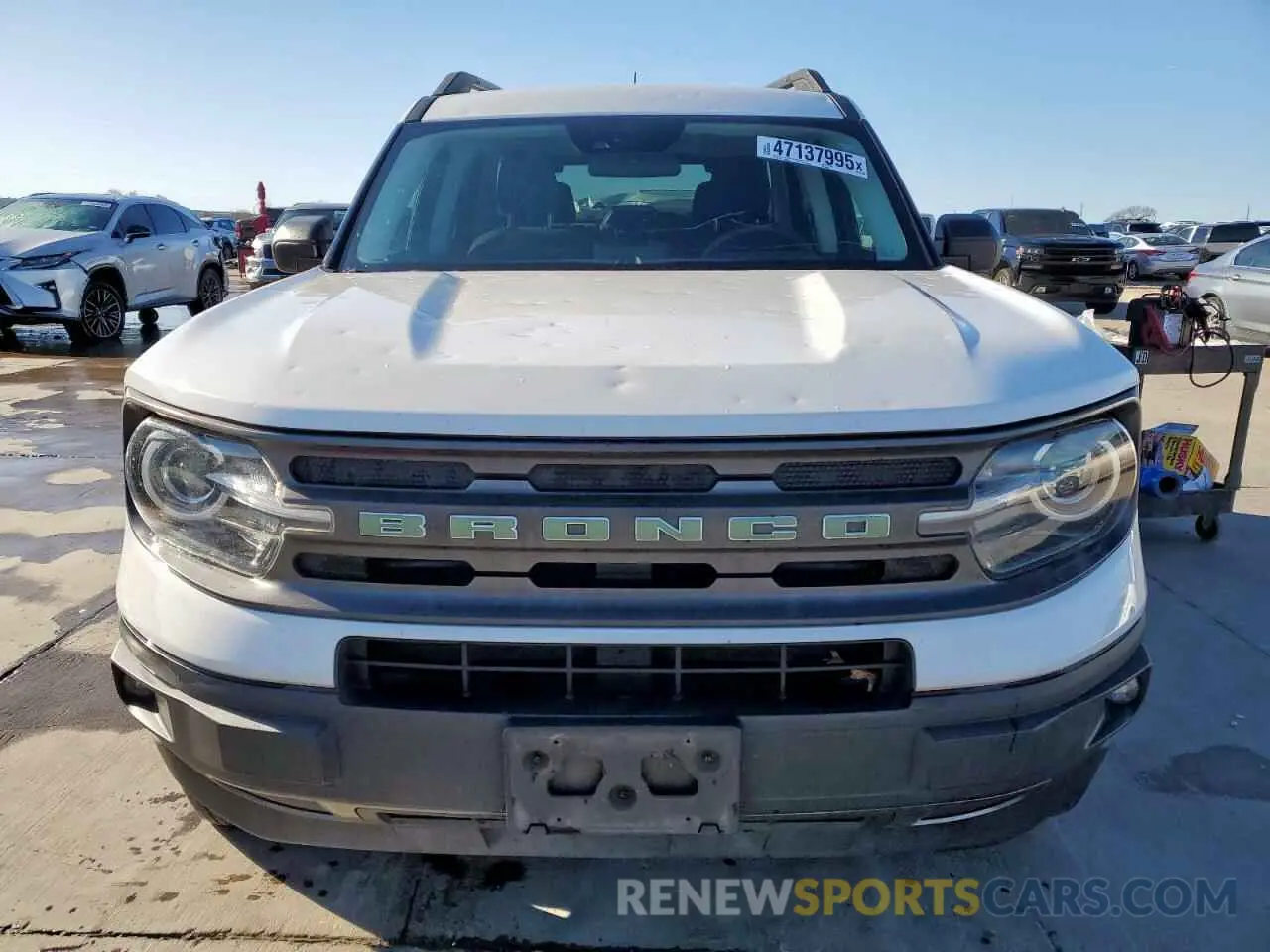 5 Photograph of a damaged car 3FMCR9B68MRB00535 FORD BRONCO 2021