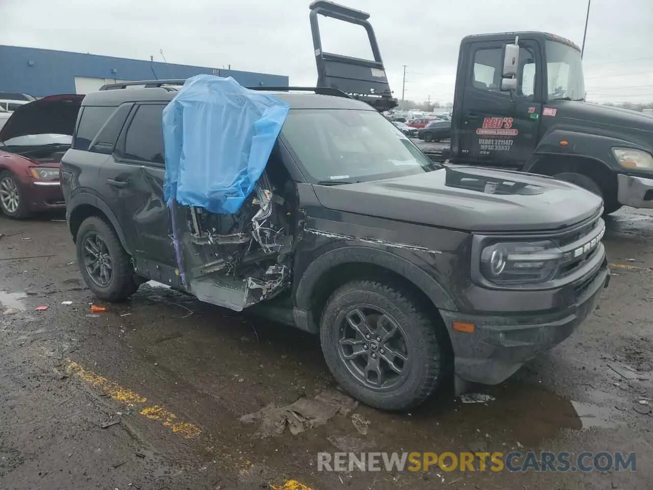 4 Photograph of a damaged car 3FMCR9B69MRA28843 FORD BRONCO 2021