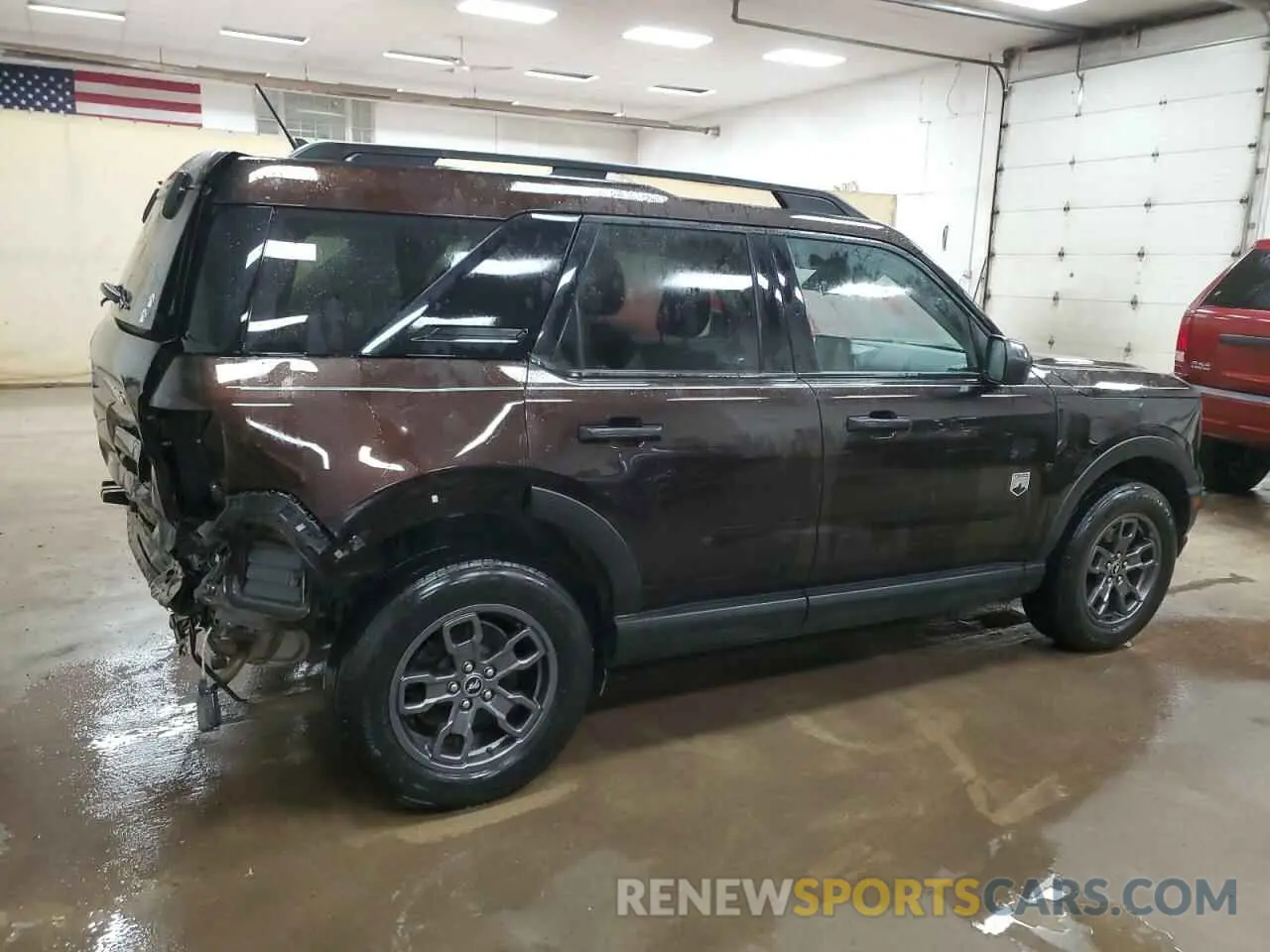 3 Photograph of a damaged car 3FMCR9B69MRA63270 FORD BRONCO 2021