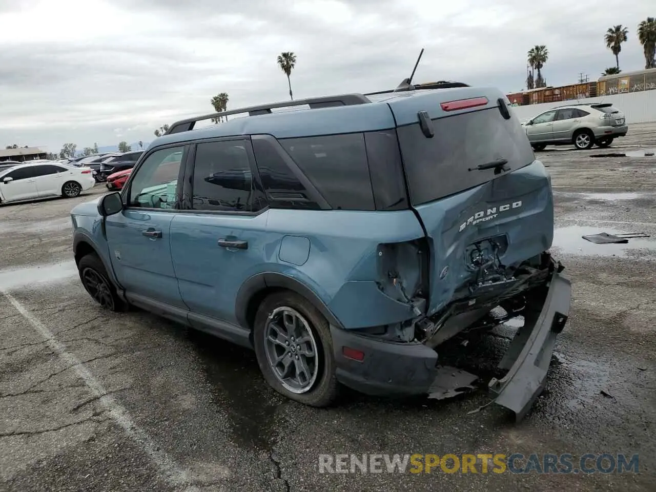 2 Photograph of a damaged car 3FMCR9B69MRB20633 FORD BRONCO 2021