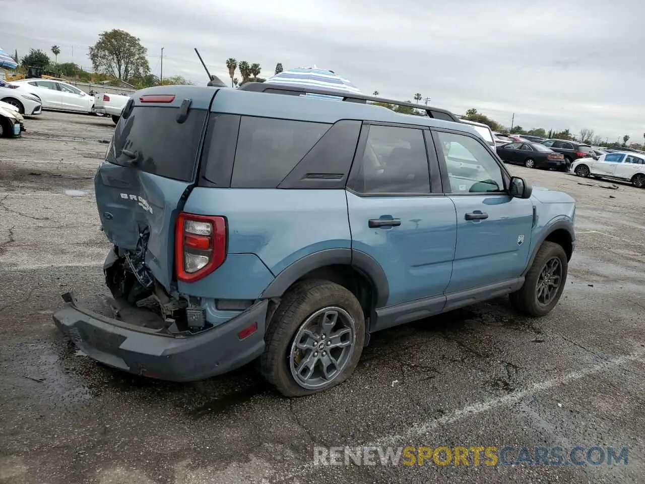 3 Photograph of a damaged car 3FMCR9B69MRB20633 FORD BRONCO 2021