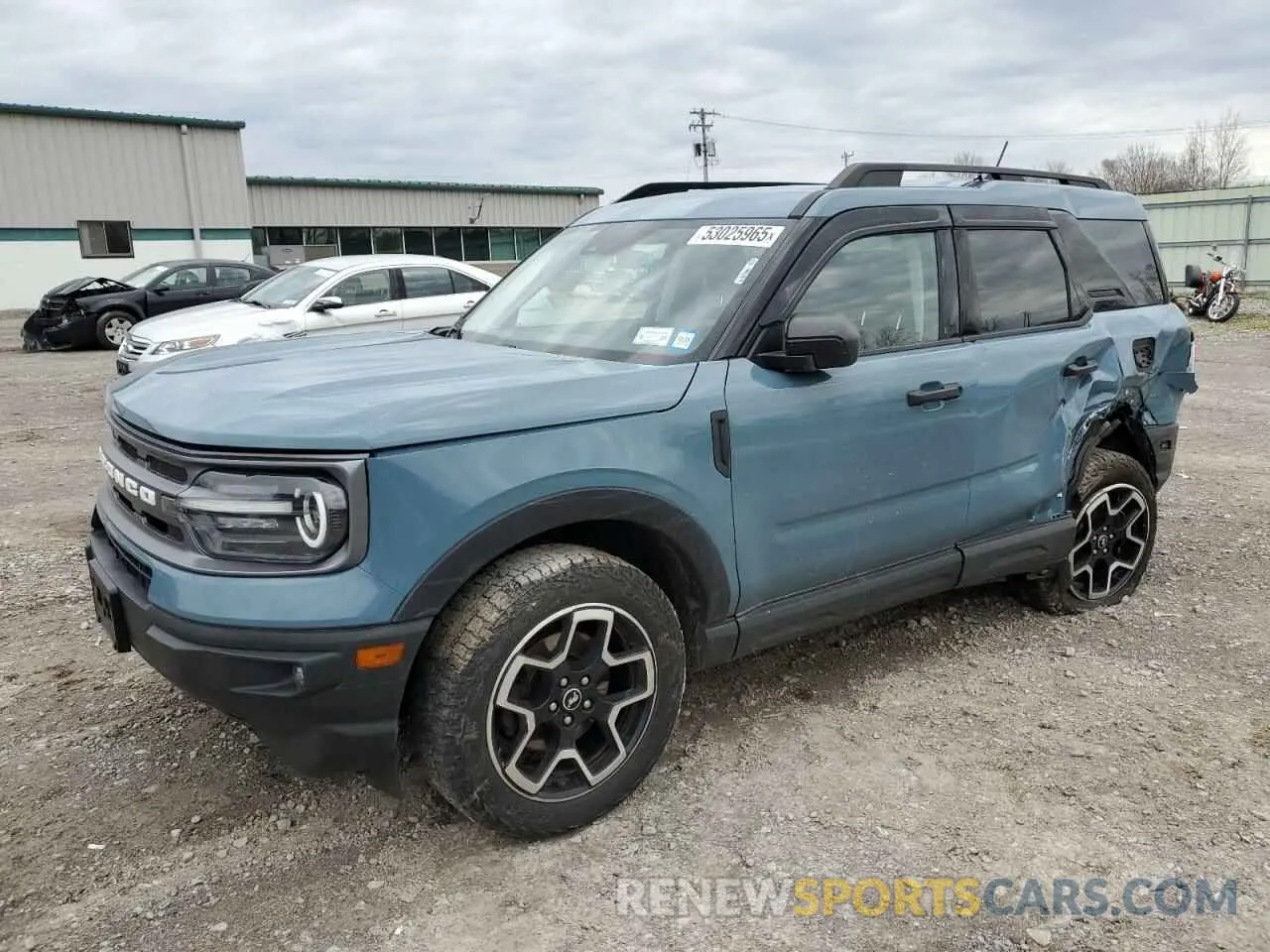 1 Photograph of a damaged car 3FMCR9B6XMRA88470 FORD BRONCO 2021