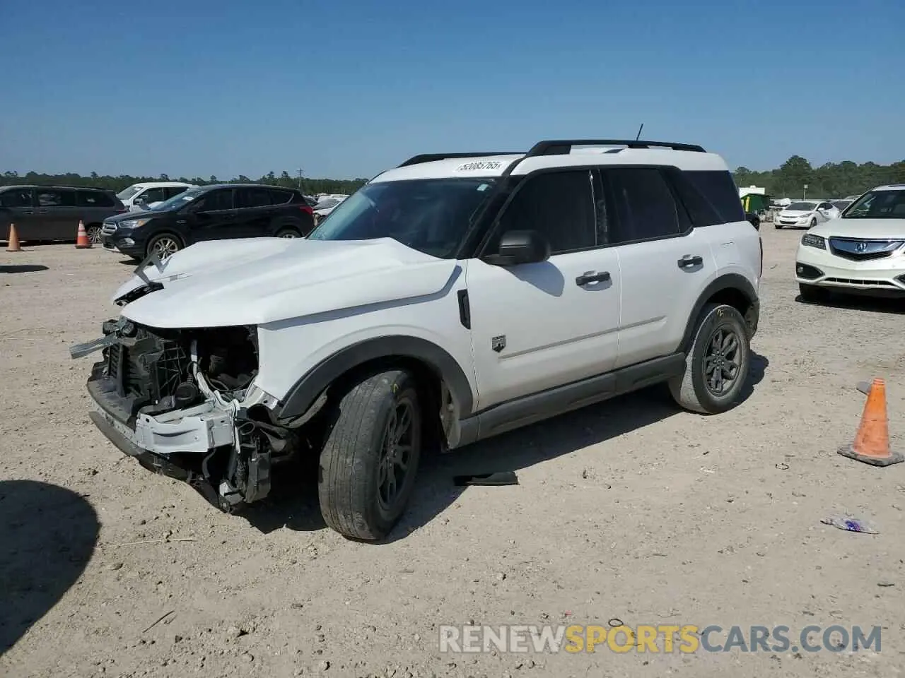 1 Photograph of a damaged car 3FMCR9B6XMRB19619 FORD BRONCO 2021