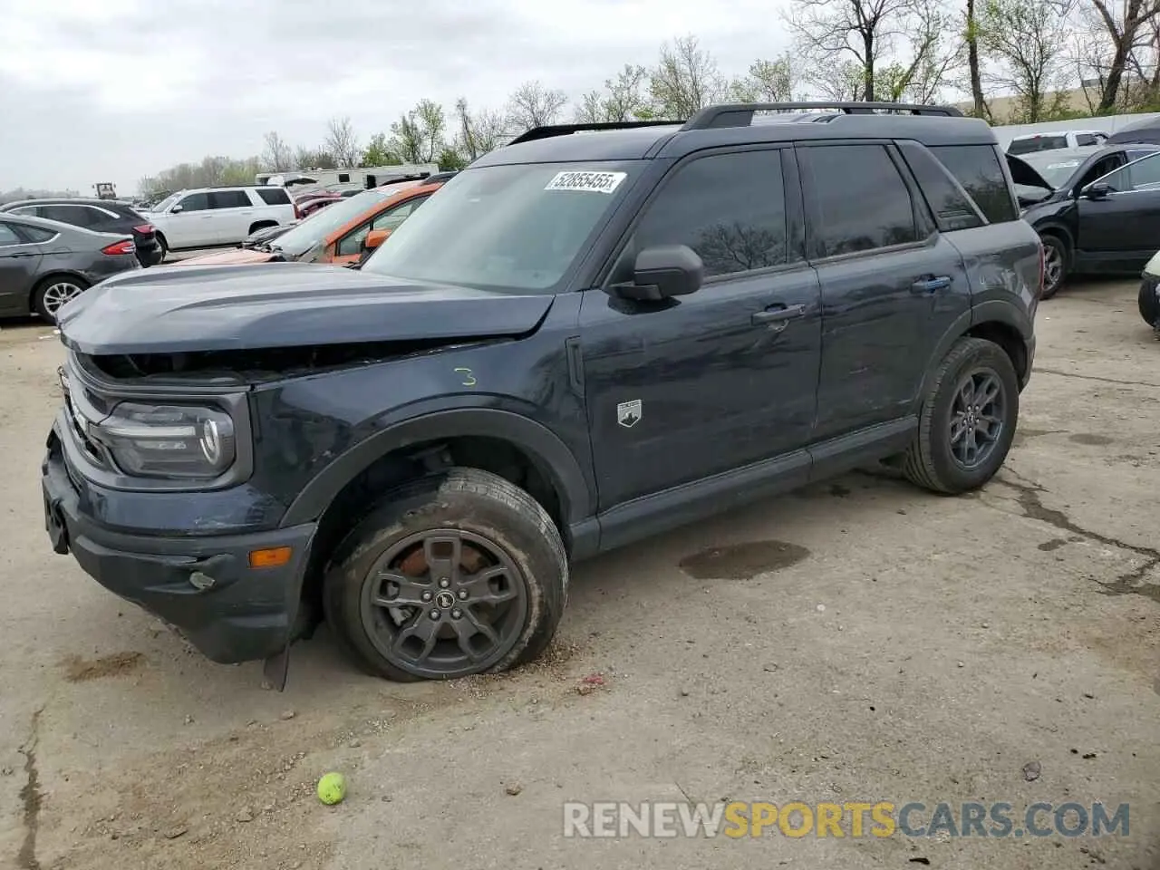 1 Photograph of a damaged car 3FMCR9B6XMRB23248 FORD BRONCO 2021