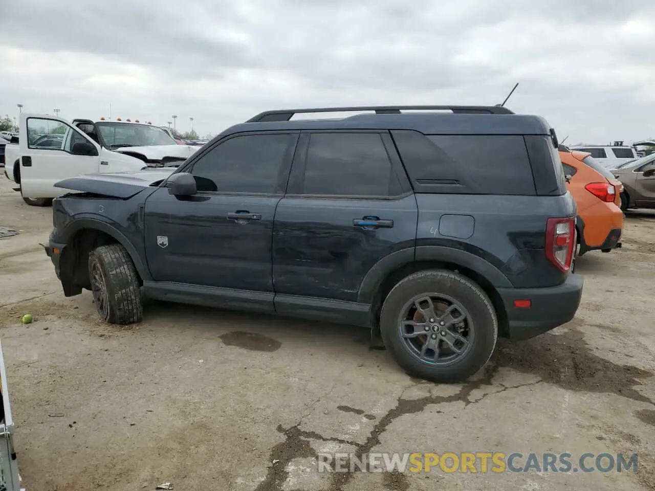 2 Photograph of a damaged car 3FMCR9B6XMRB23248 FORD BRONCO 2021