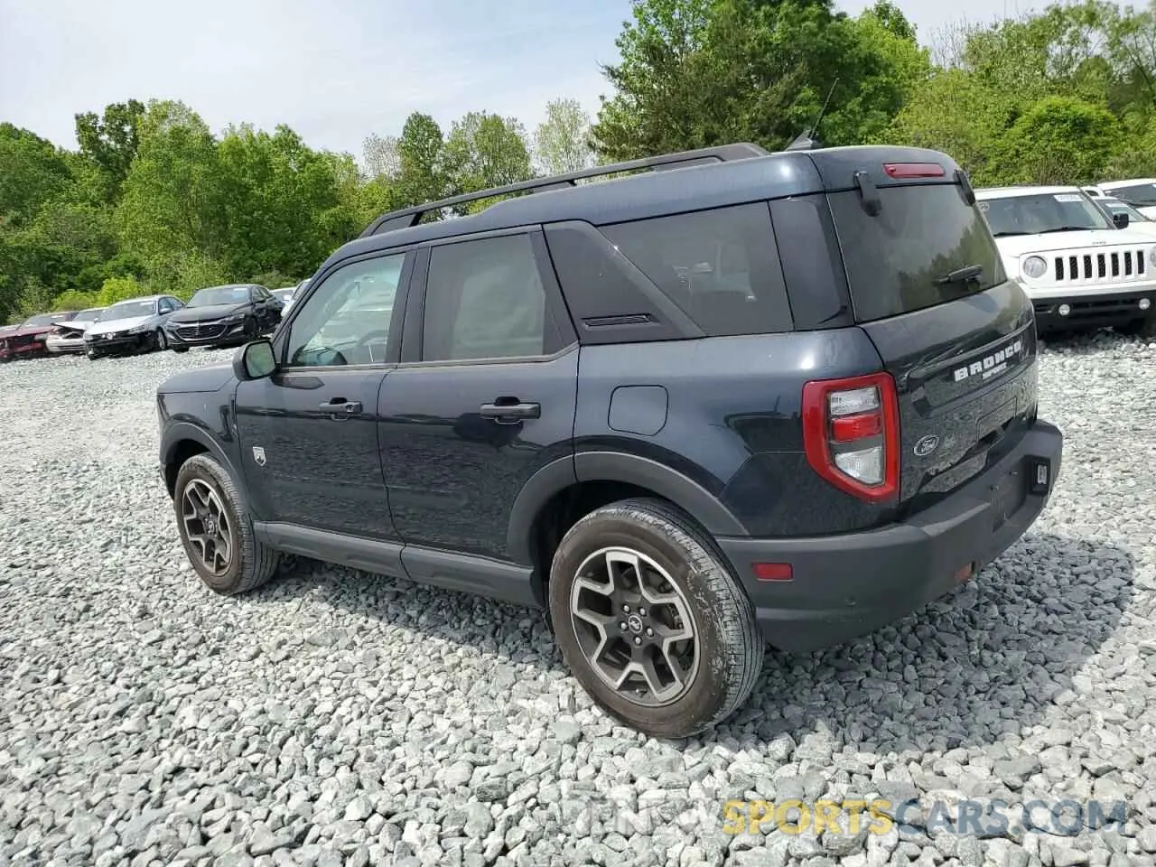 2 Photograph of a damaged car 3FMCR9B6XMRB32189 FORD BRONCO 2021