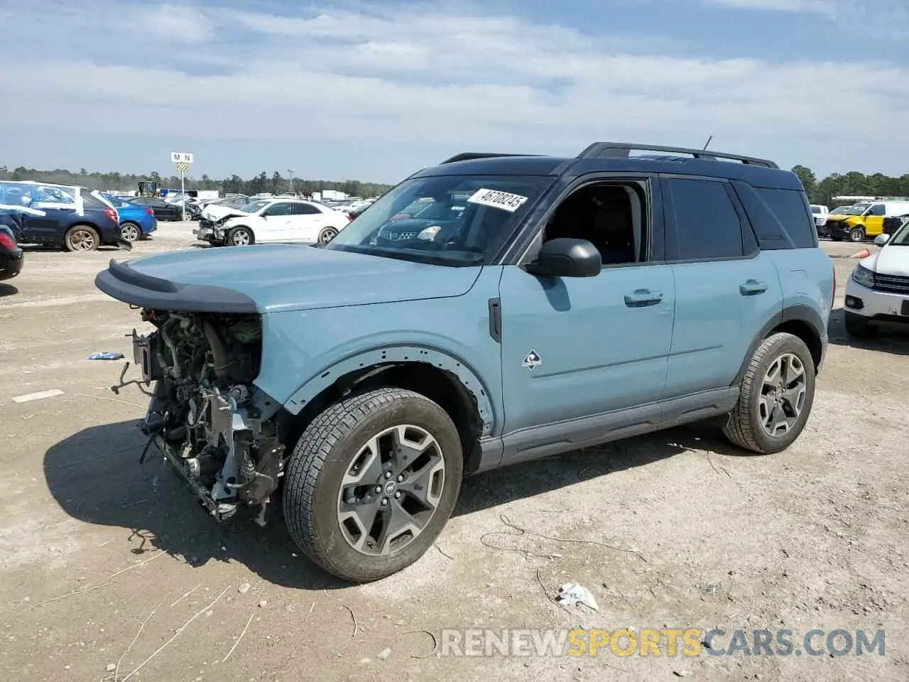 1 Photograph of a damaged car 3FMCR9C60MRA14196 FORD BRONCO 2021