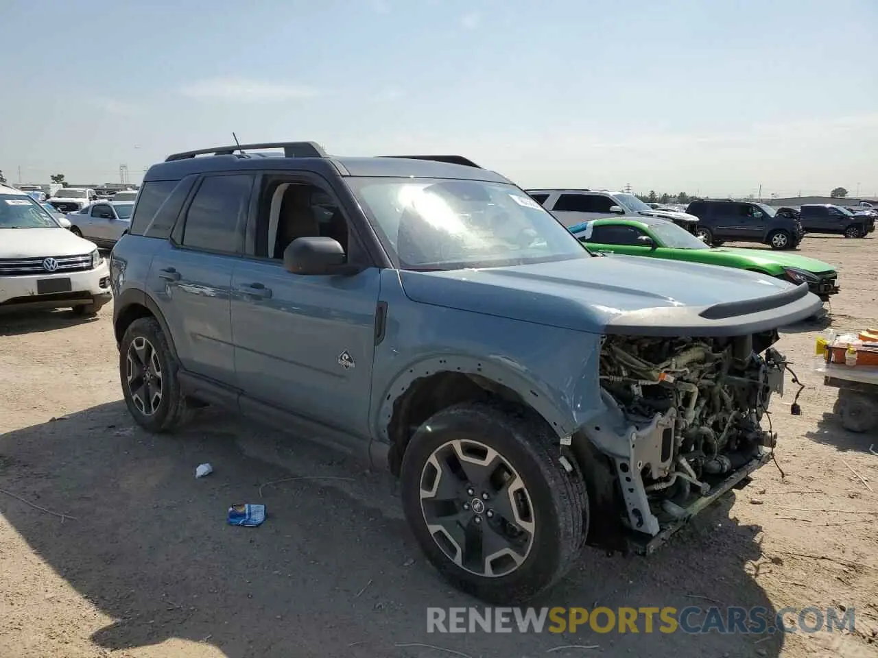4 Photograph of a damaged car 3FMCR9C60MRA14196 FORD BRONCO 2021