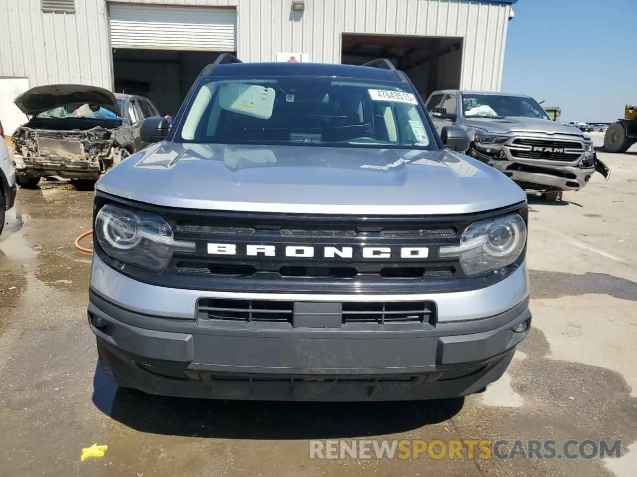 5 Photograph of a damaged car 3FMCR9C69MRA98325 FORD BRONCO 2021