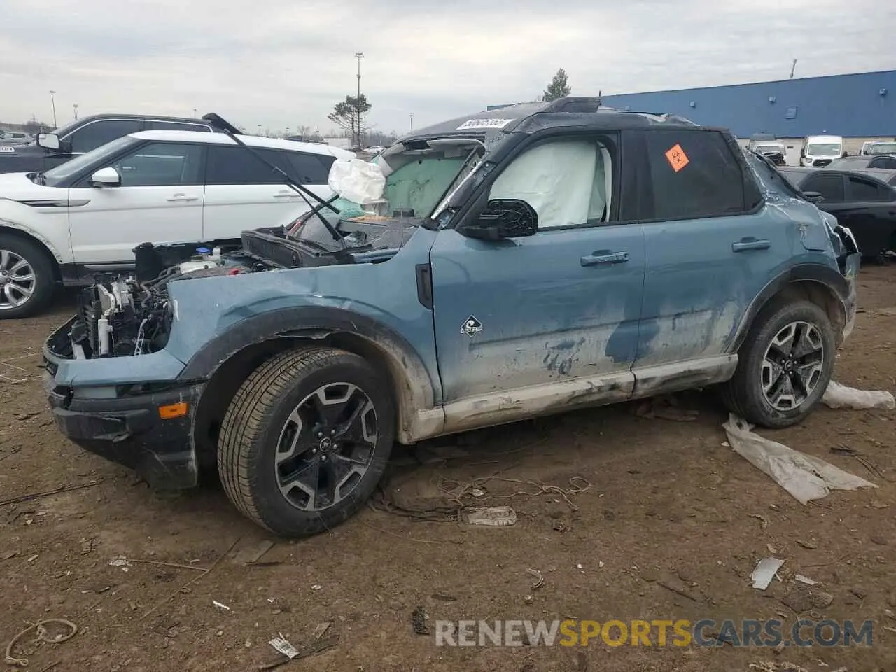 1 Photograph of a damaged car 3FMCR9C6XMRA14433 FORD BRONCO 2021