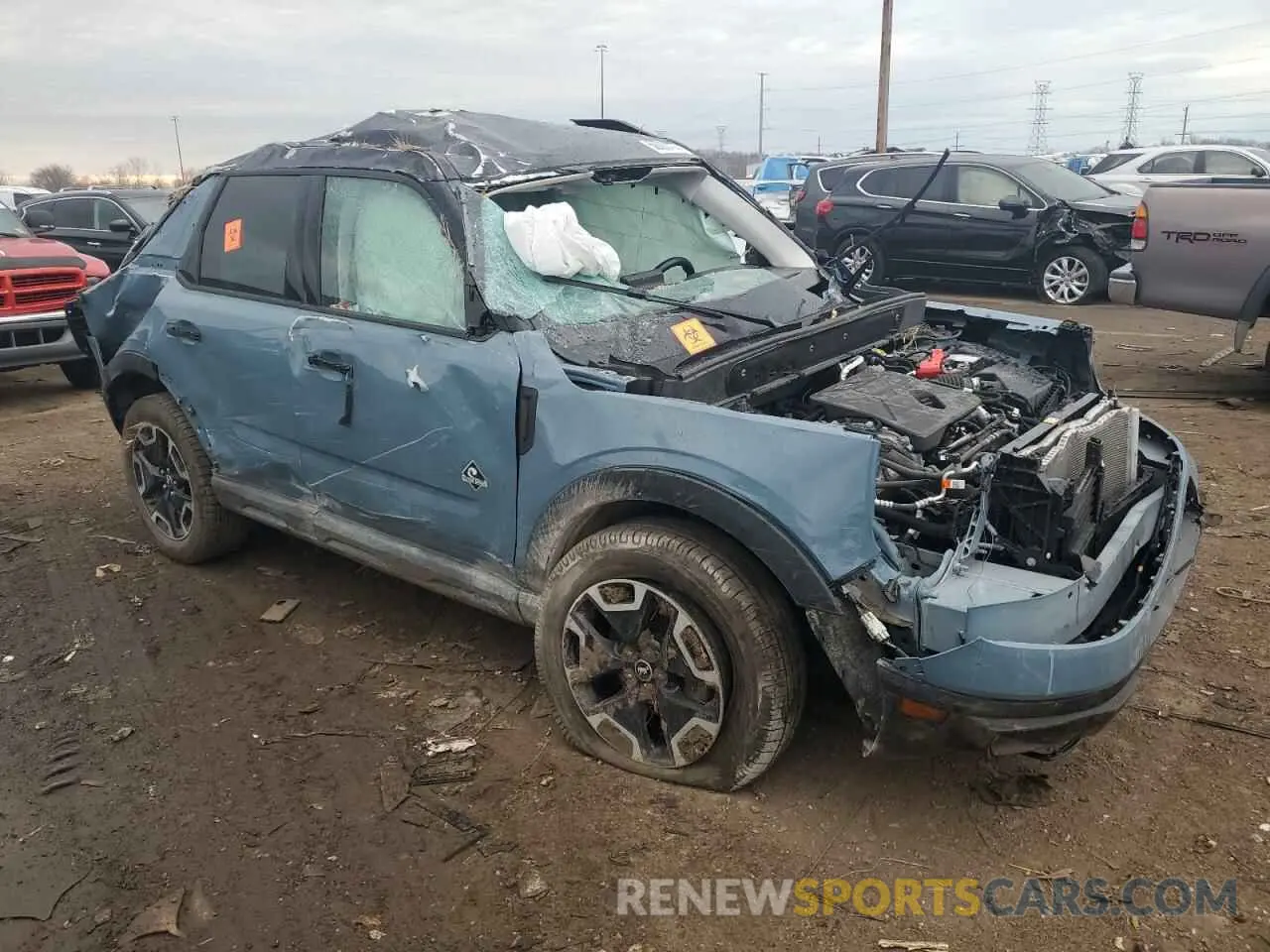 4 Photograph of a damaged car 3FMCR9C6XMRA14433 FORD BRONCO 2021