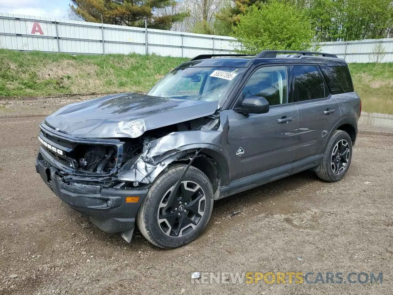 1 Photograph of a damaged car 3FMCR9C6XMRA57055 FORD BRONCO 2021
