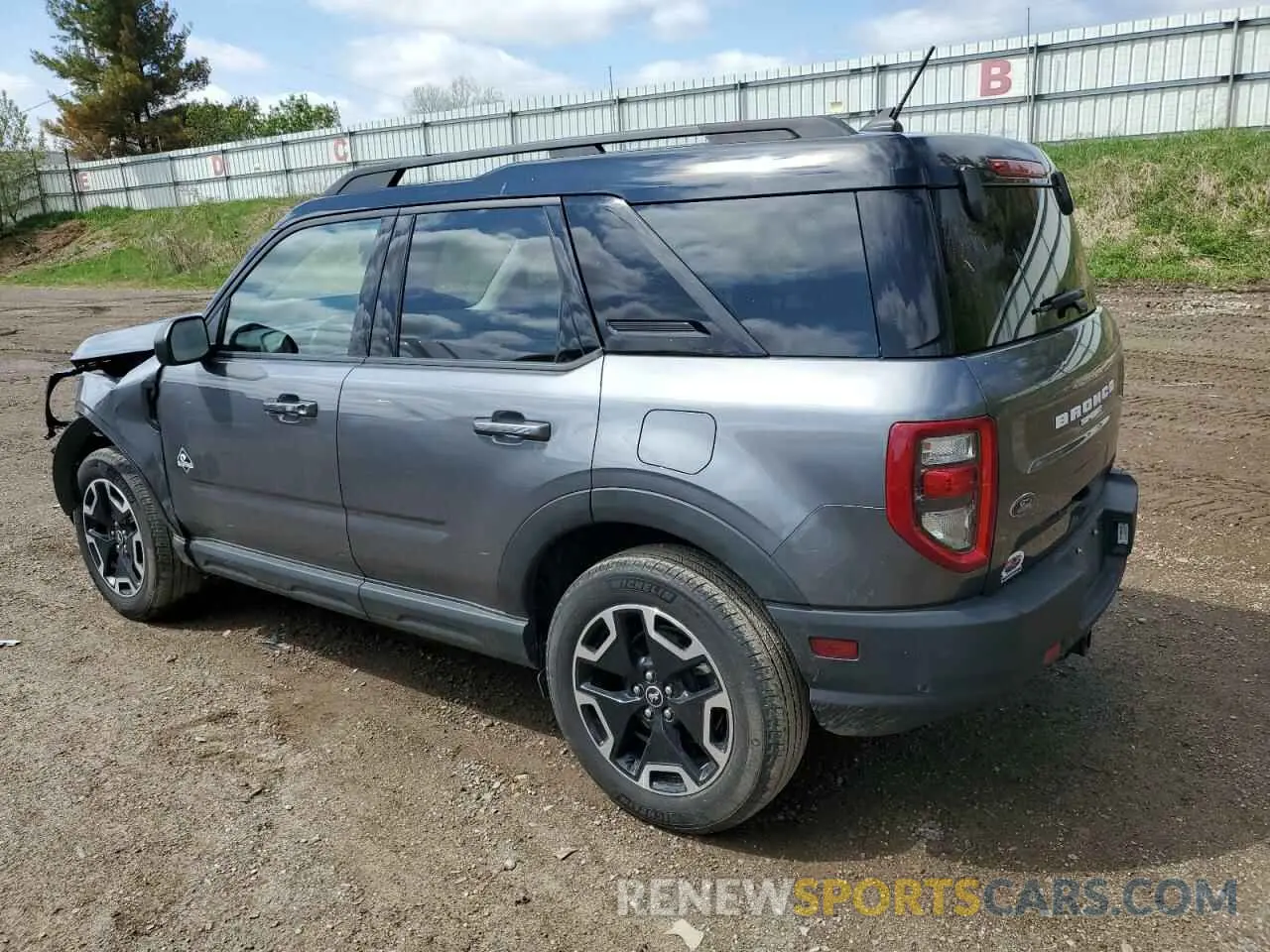 2 Photograph of a damaged car 3FMCR9C6XMRA57055 FORD BRONCO 2021