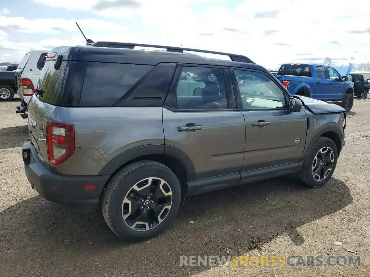 3 Photograph of a damaged car 3FMCR9C6XMRA57055 FORD BRONCO 2021