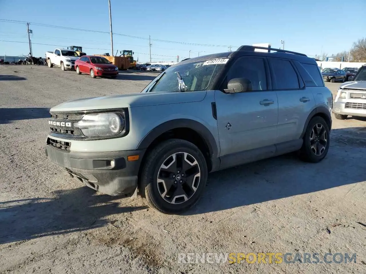 1 Photograph of a damaged car 3FMCR9C6XMRB13866 FORD BRONCO 2021