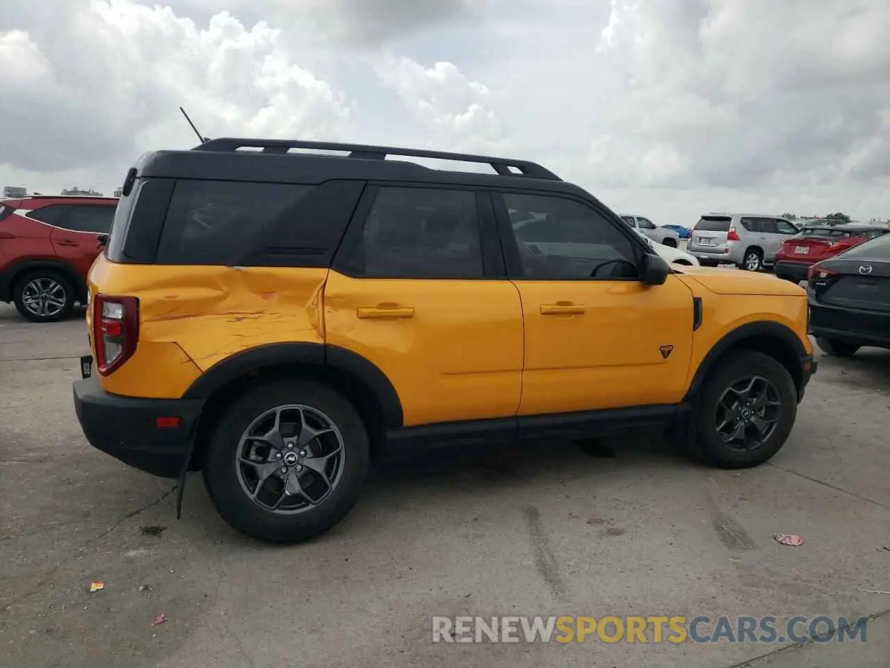 3 Photograph of a damaged car 3FMCR9D90MRA78327 FORD BRONCO 2021