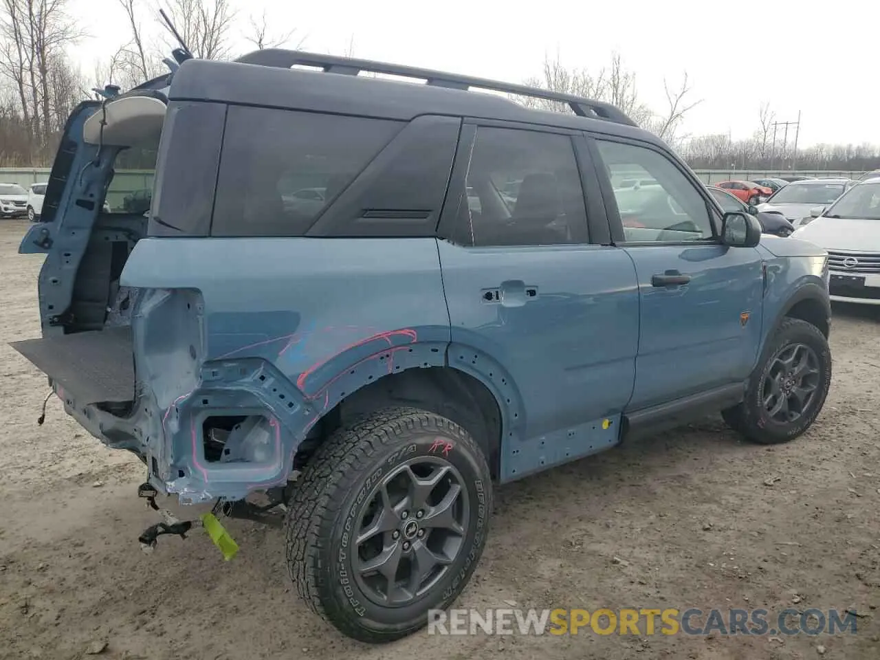 3 Photograph of a damaged car 3FMCR9D91MRB06300 FORD BRONCO 2021