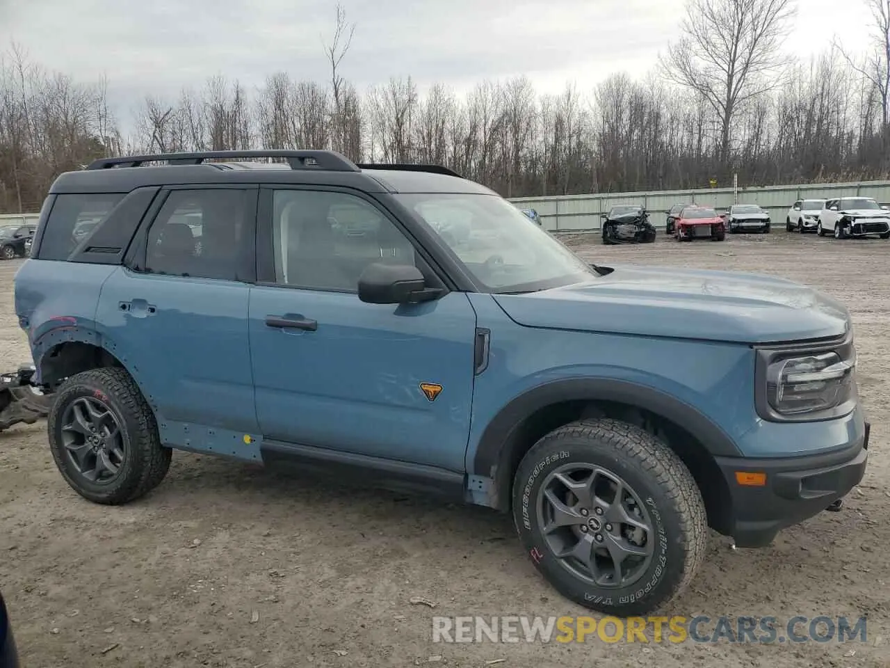 4 Photograph of a damaged car 3FMCR9D91MRB06300 FORD BRONCO 2021