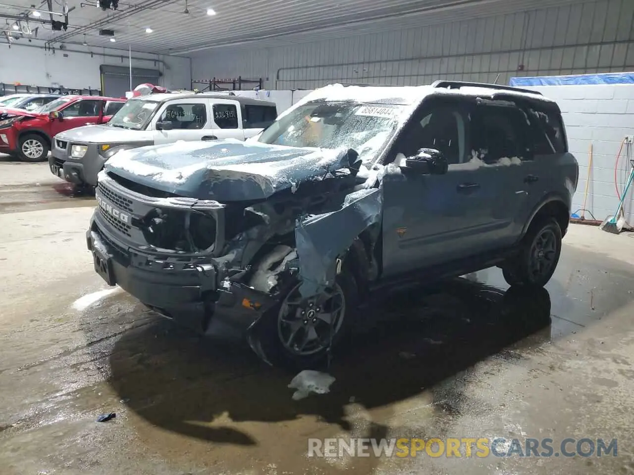 1 Photograph of a damaged car 3FMCR9D96MRA62021 FORD BRONCO 2021