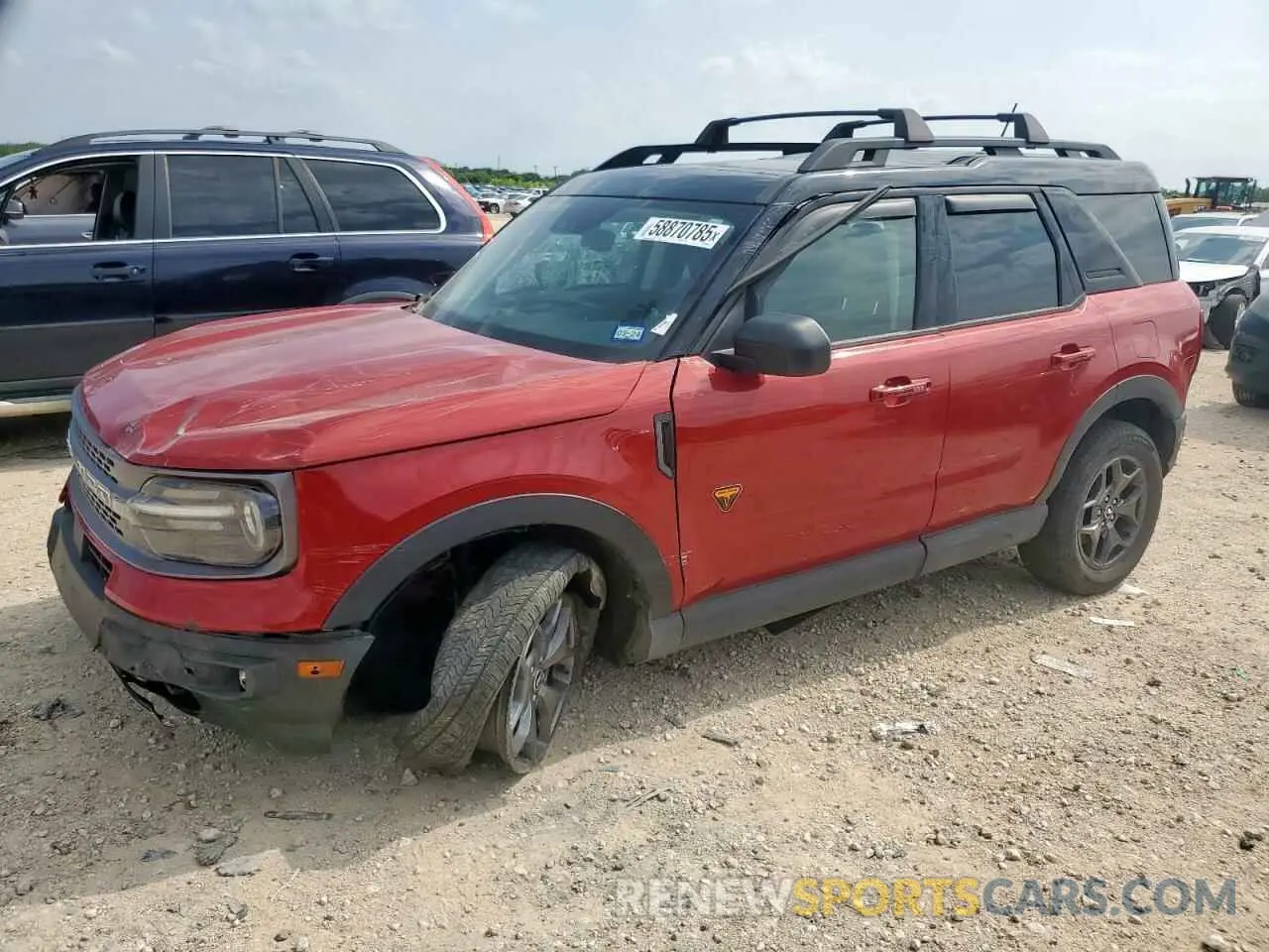 1 Photograph of a damaged car 3FMCR9D96MRB05966 FORD BRONCO 2021