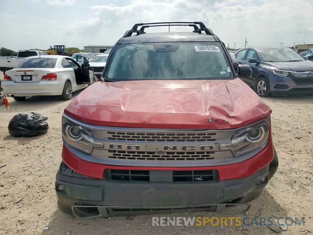 5 Photograph of a damaged car 3FMCR9D96MRB05966 FORD BRONCO 2021