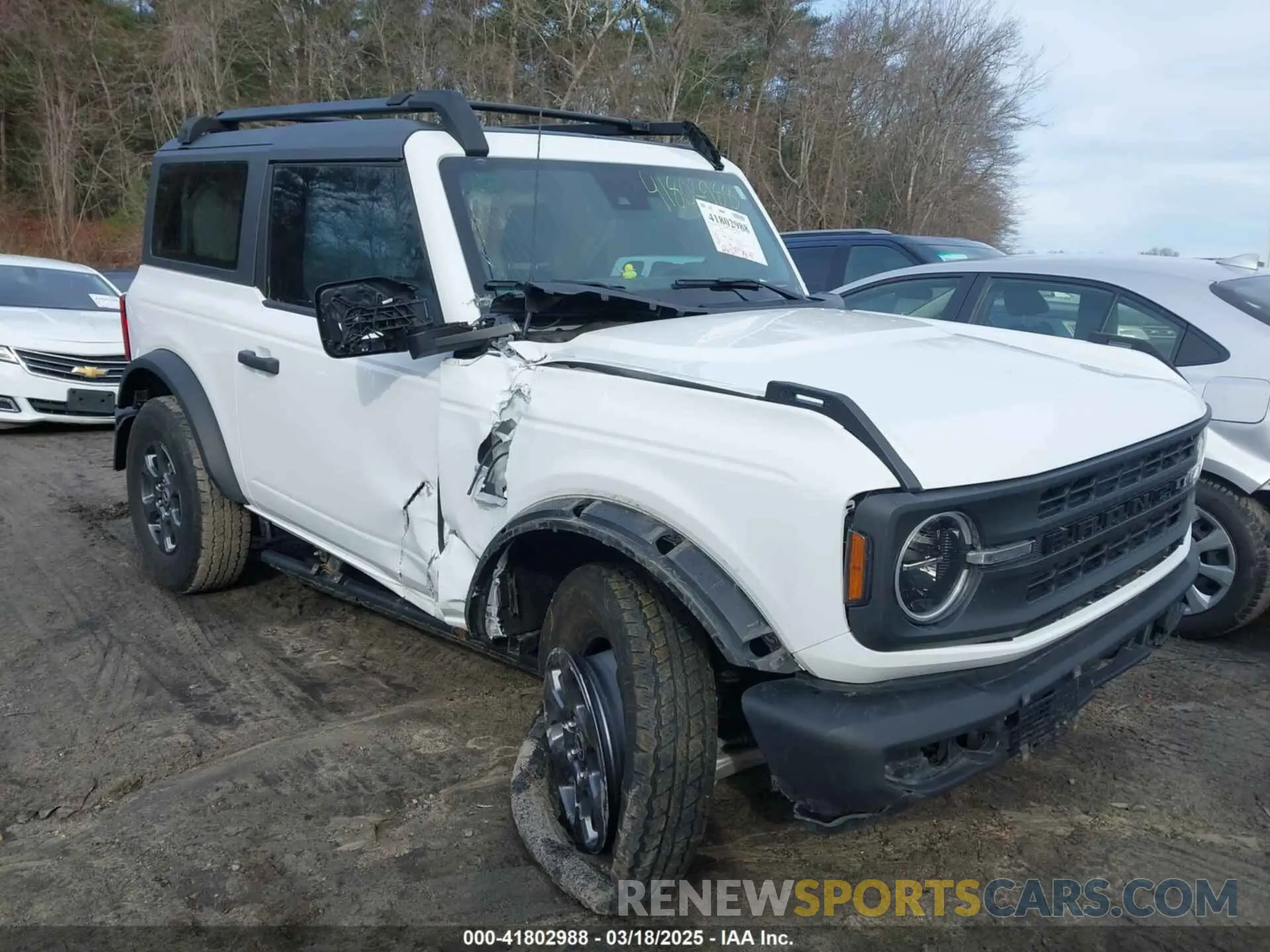 1 Photograph of a damaged car 1FMDE5AH2NLB64677 FORD BRONCO 2022