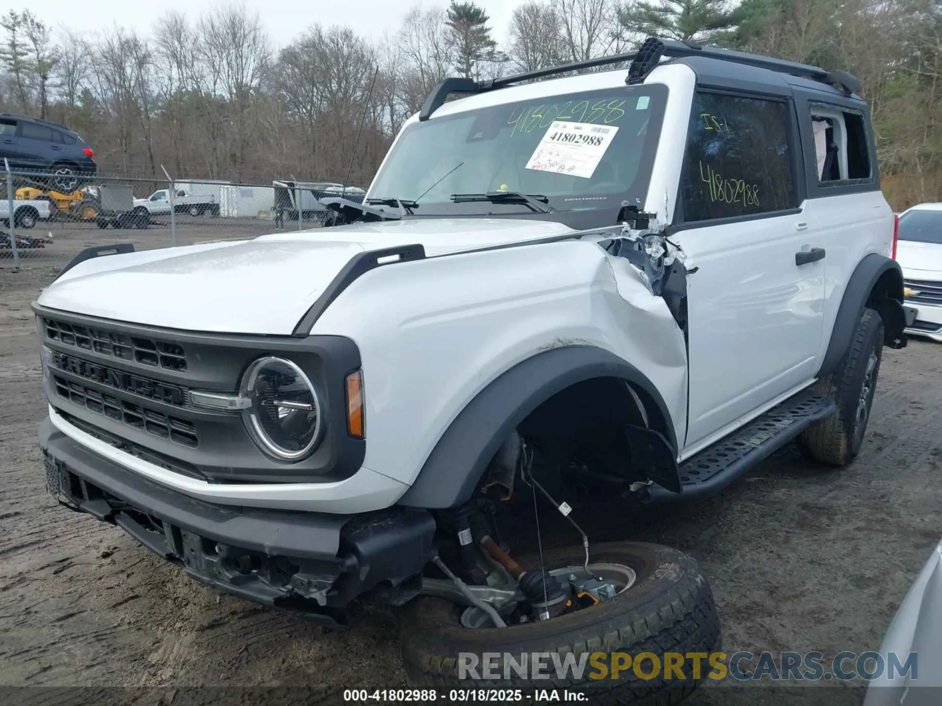 2 Photograph of a damaged car 1FMDE5AH2NLB64677 FORD BRONCO 2022