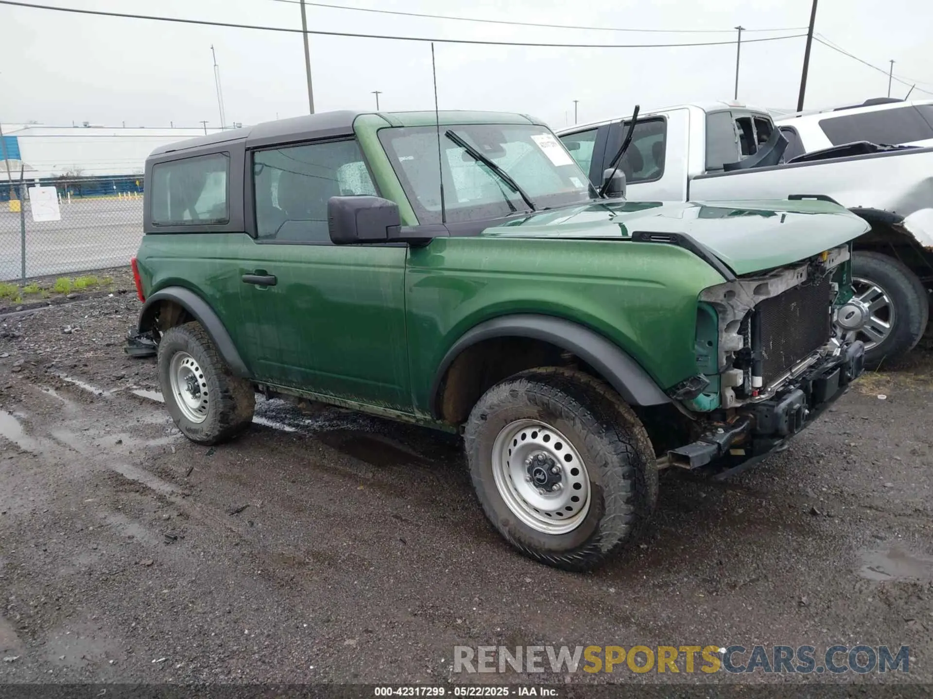 1 Photograph of a damaged car 1FMDE5AH5NLB64608 FORD BRONCO 2022