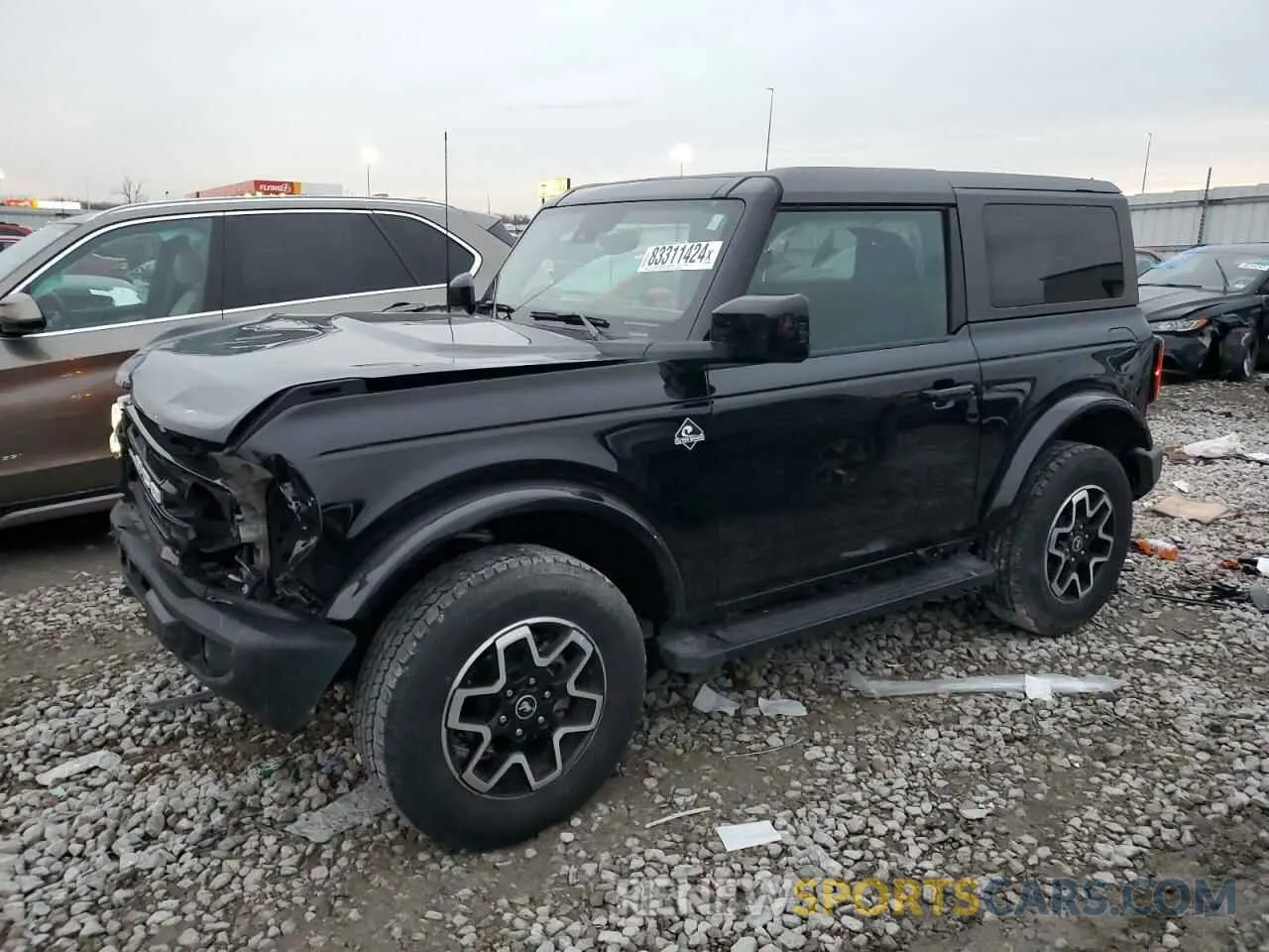 1 Photograph of a damaged car 1FMDE5AH9NLB65437 FORD BRONCO 2022