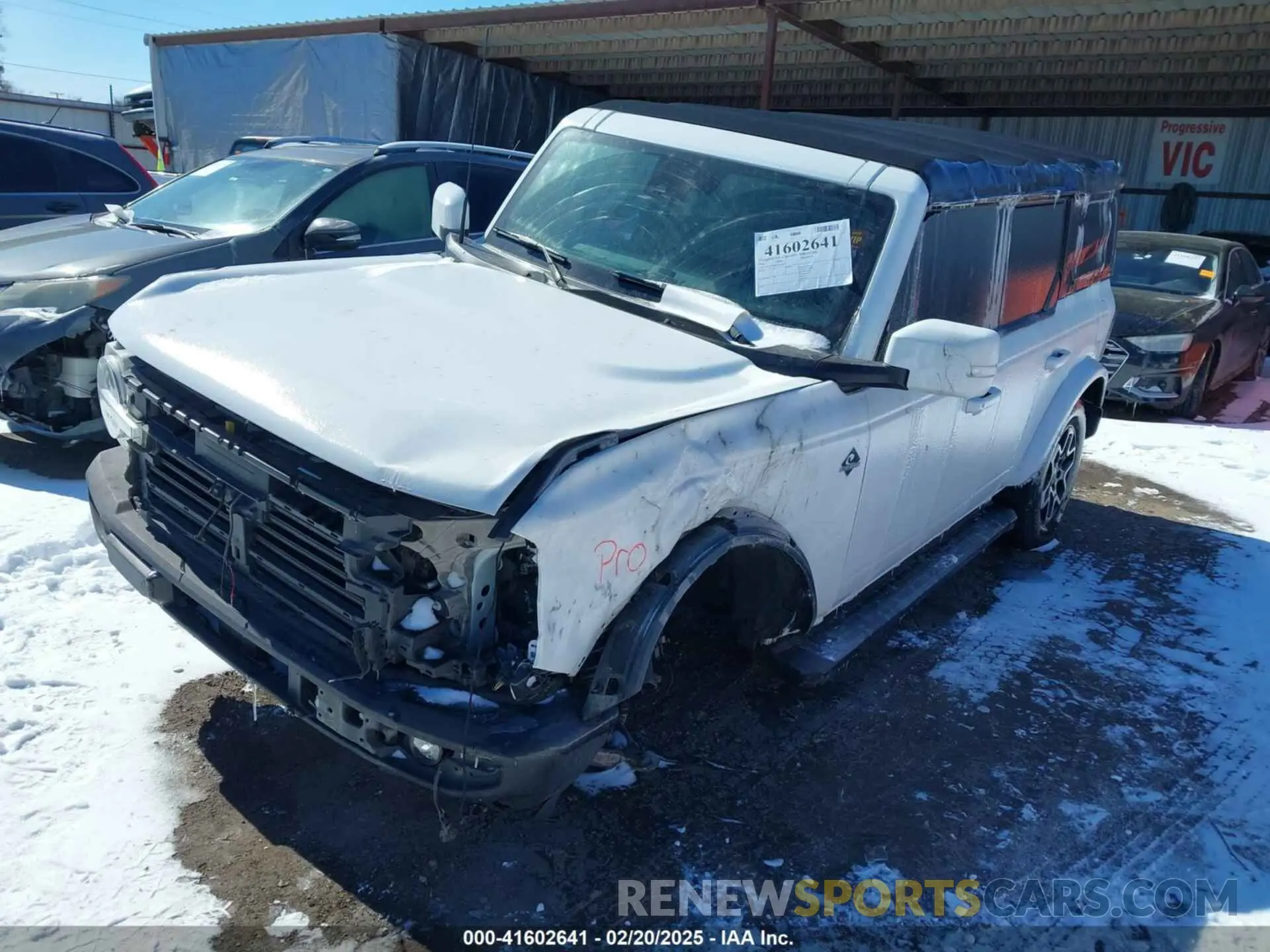 2 Photograph of a damaged car 1FMDE5BH4NLA99085 FORD BRONCO 2022