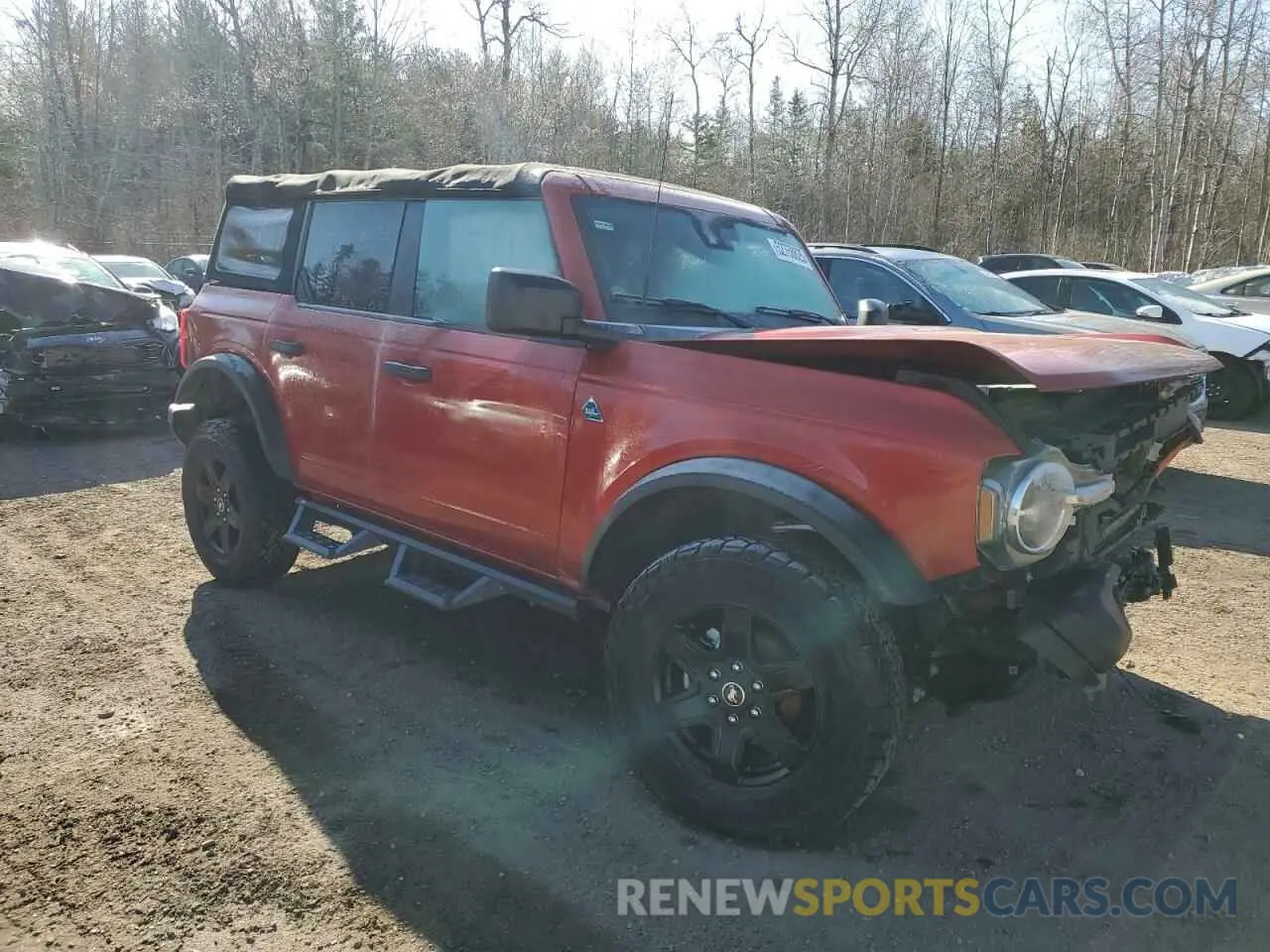 4 Photograph of a damaged car 1FMDE5BH5NLB36337 FORD BRONCO 2022