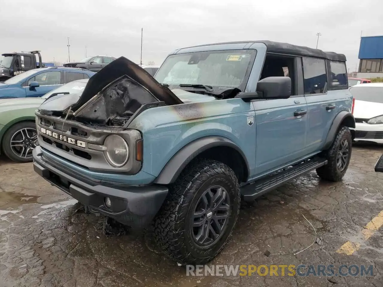 1 Photograph of a damaged car 1FMDE5BH5NLB71122 FORD BRONCO 2022