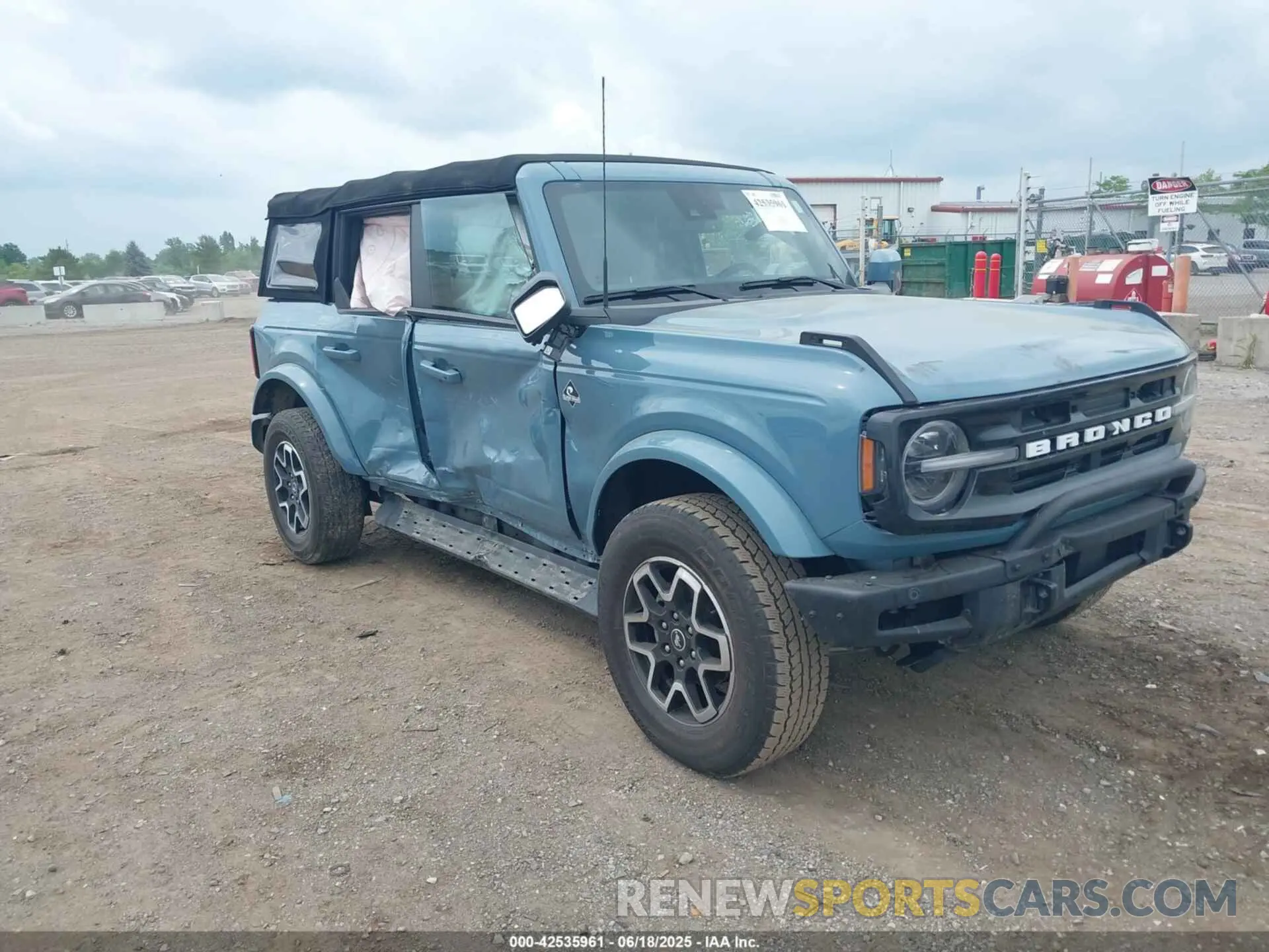 1 Photograph of a damaged car 1FMDE5BH6NLB76667 FORD BRONCO 2022