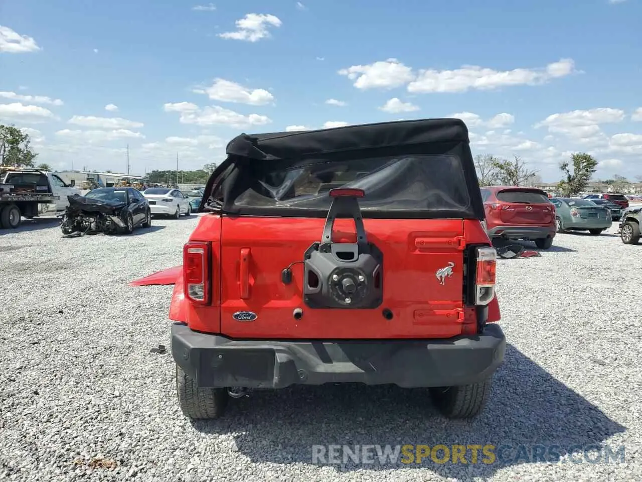 6 Photograph of a damaged car 1FMDE5BH7NLA89196 FORD BRONCO 2022