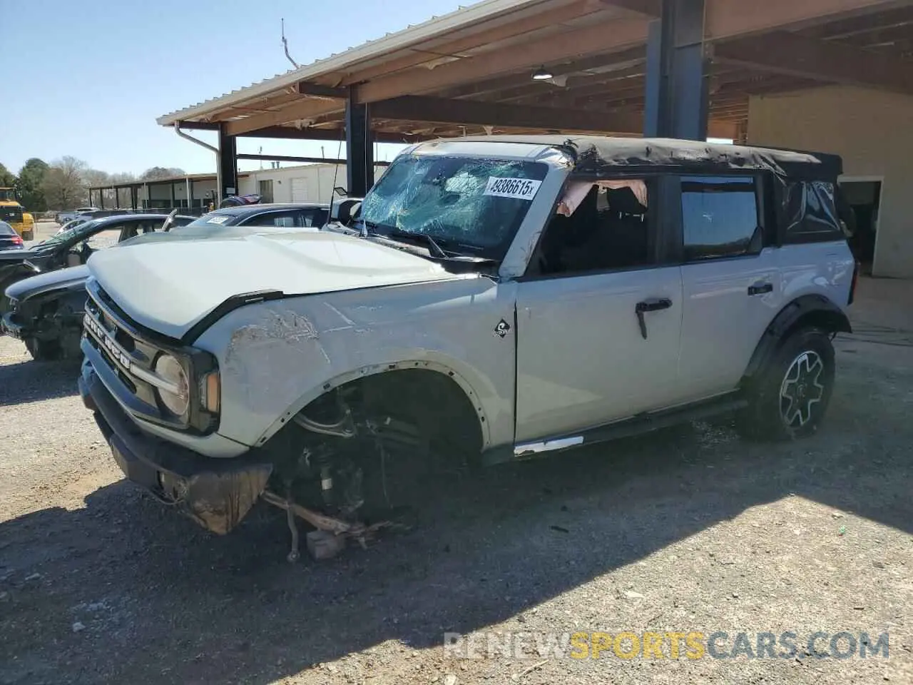 1 Photograph of a damaged car 1FMDE5BH8NLB16602 FORD BRONCO 2022