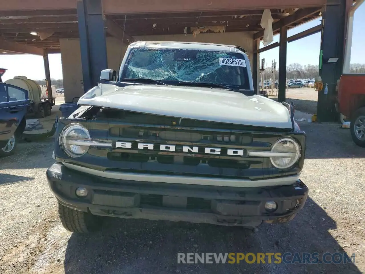 5 Photograph of a damaged car 1FMDE5BH8NLB16602 FORD BRONCO 2022
