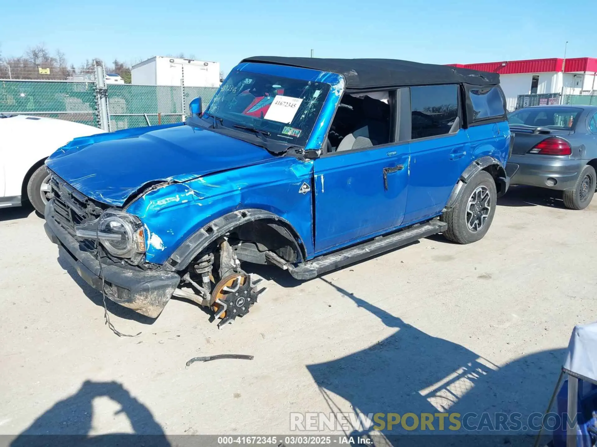 2 Photograph of a damaged car 1FMDE5BHXNLB00725 FORD BRONCO 2022