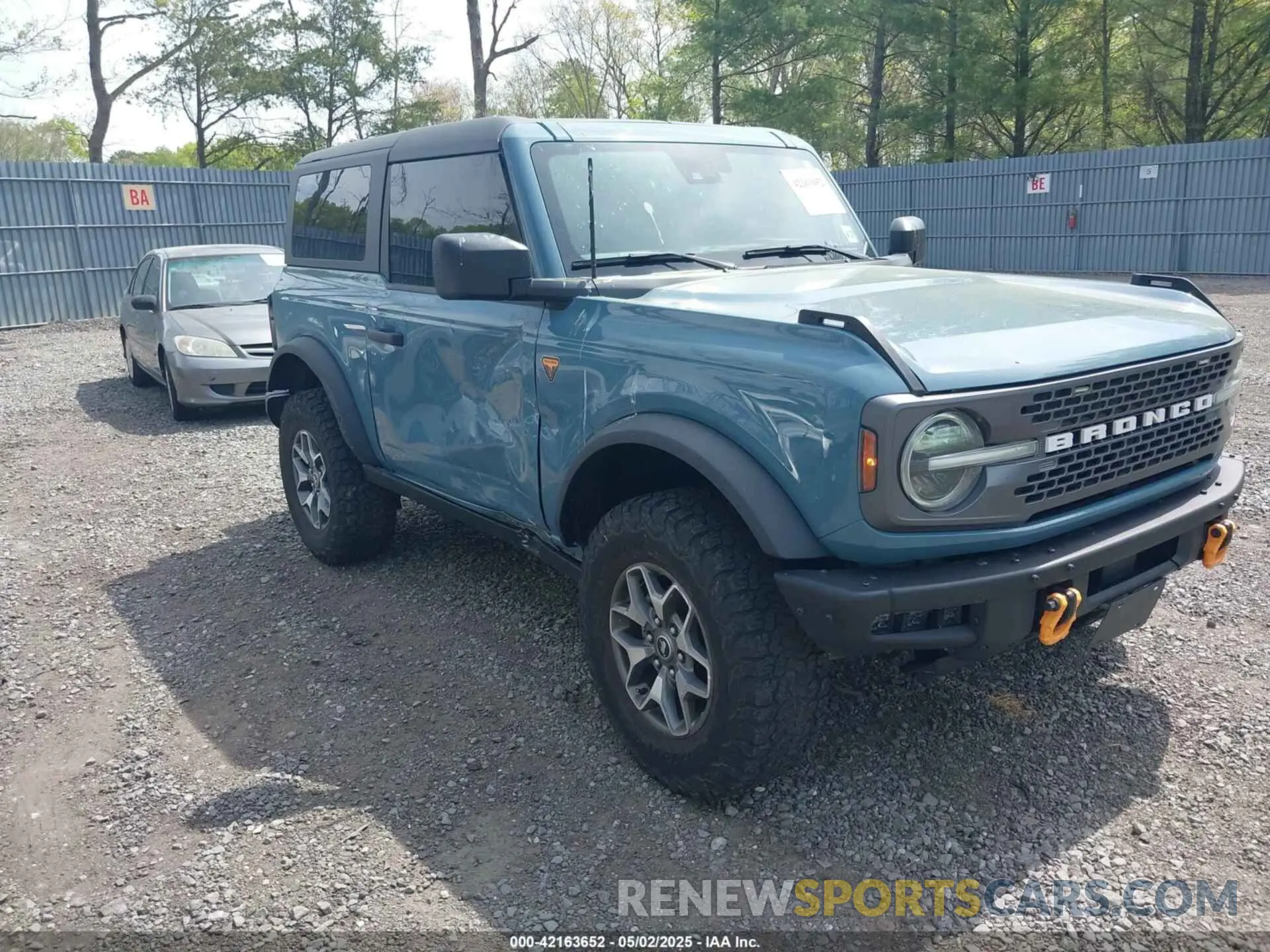 1 Photograph of a damaged car 1FMDE5CH4NLB02713 FORD BRONCO 2022