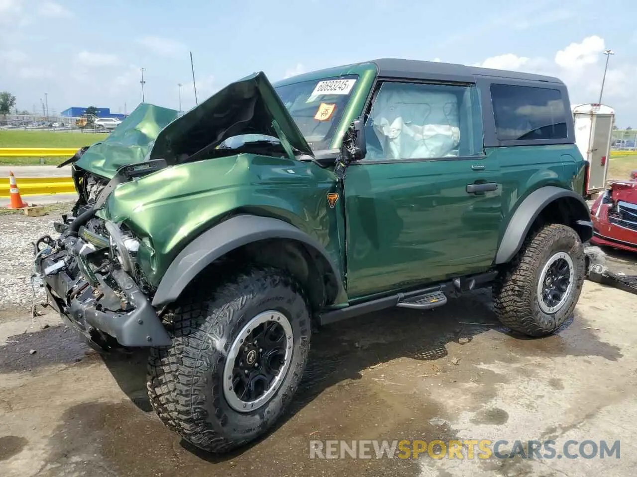 1 Photograph of a damaged car 1FMDE5CH4NLB83499 FORD BRONCO 2022