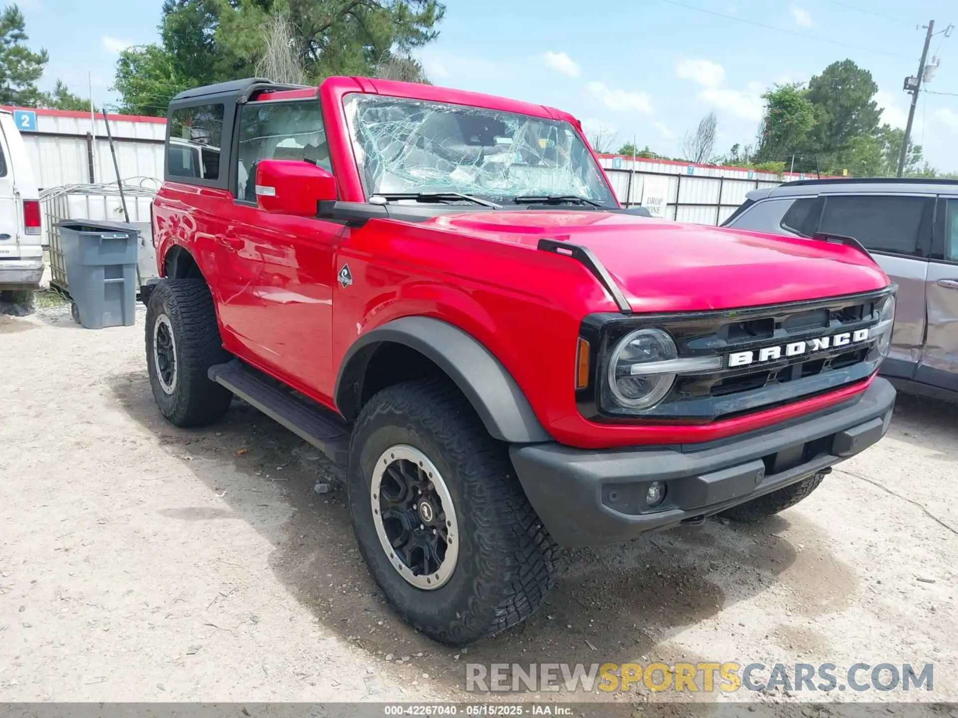 1 Photograph of a damaged car 1FMDE5CP1NLB84231 FORD BRONCO 2022