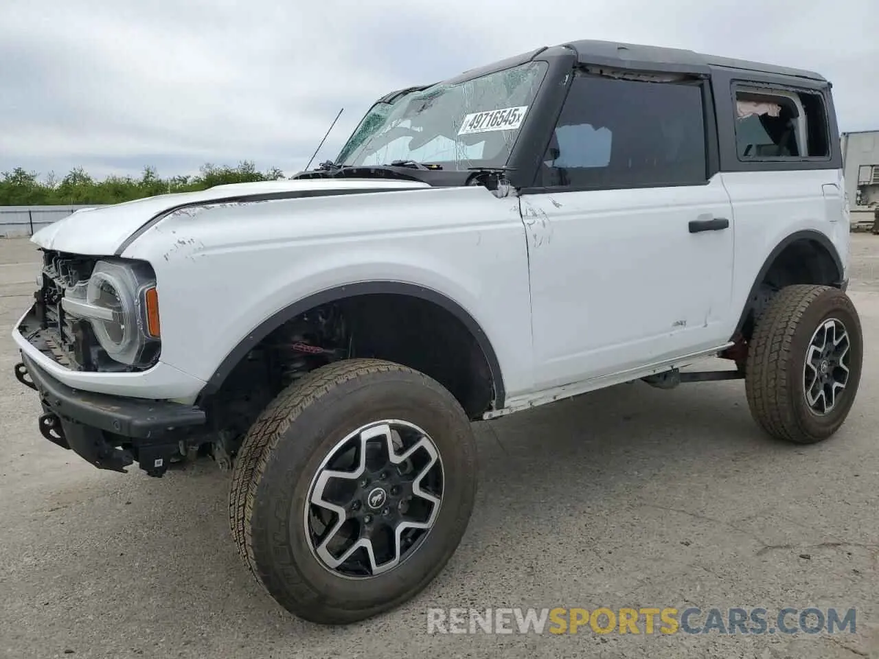 1 Photograph of a damaged car 1FMDE5CP9NLA76116 FORD BRONCO 2022