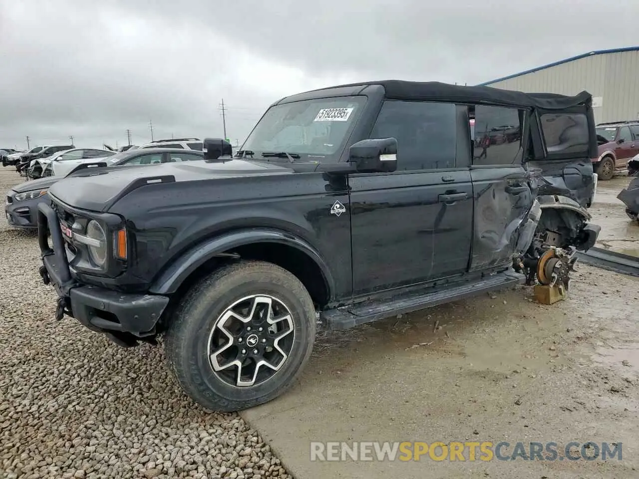 1 Photograph of a damaged car 1FMDE5DH1NLB77321 FORD BRONCO 2022
