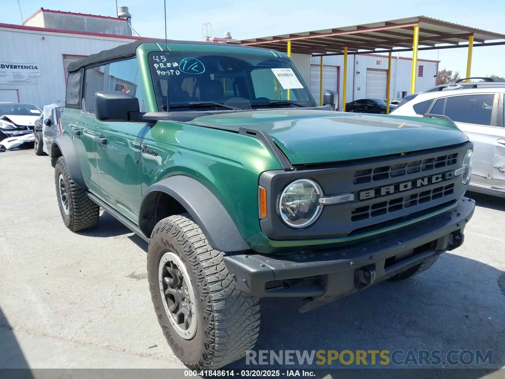 1 Photograph of a damaged car 1FMDE5DH2NLB04197 FORD BRONCO 2022