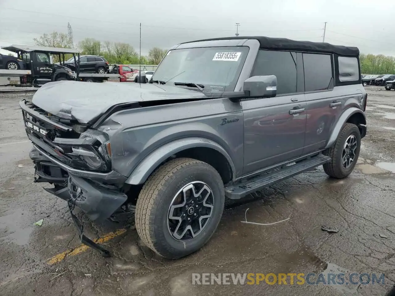 1 Photograph of a damaged car 1FMDE5DH3NLA98846 FORD BRONCO 2022
