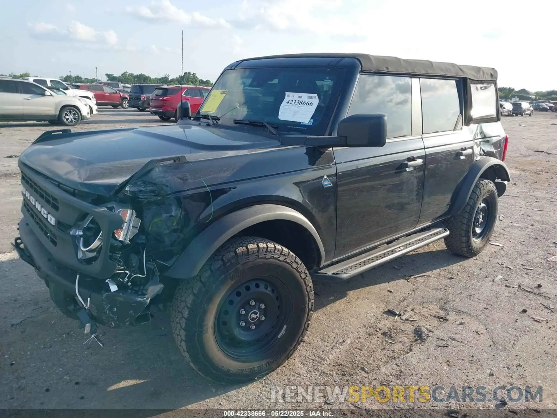 2 Photograph of a damaged car 1FMEE5BP3NLA74562 FORD BRONCO 2022
