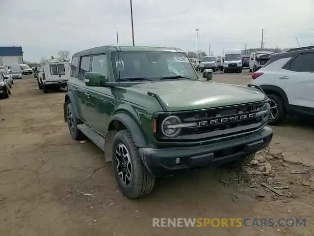 14 Photograph of a damaged car 1FMEE5BP9NLB50804 FORD BRONCO 2022