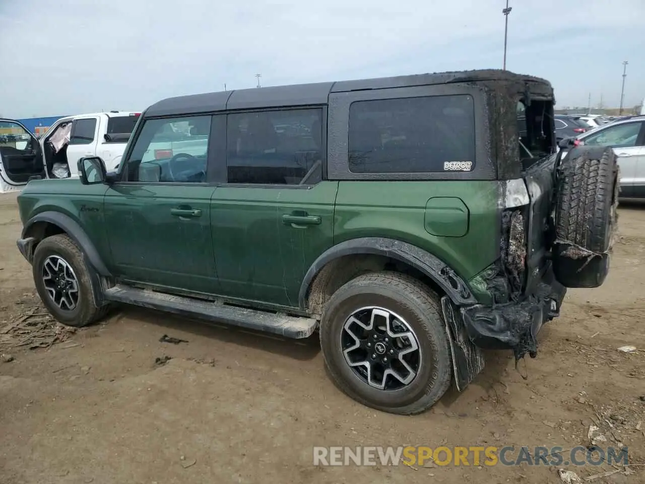 2 Photograph of a damaged car 1FMEE5BP9NLB50804 FORD BRONCO 2022