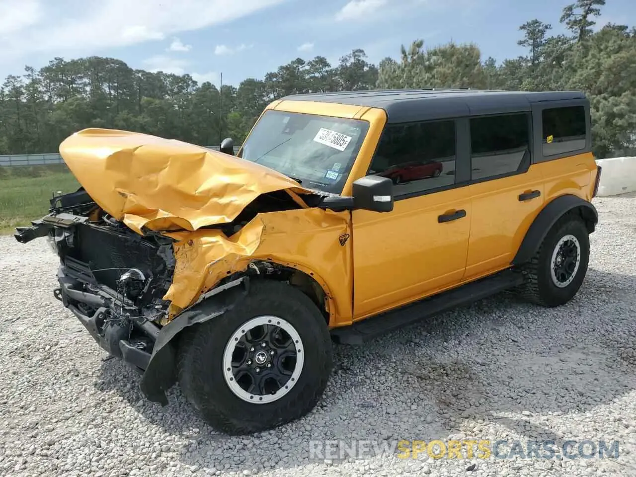 1 Photograph of a damaged car 1FMEE5DH2NLB68468 FORD BRONCO 2022
