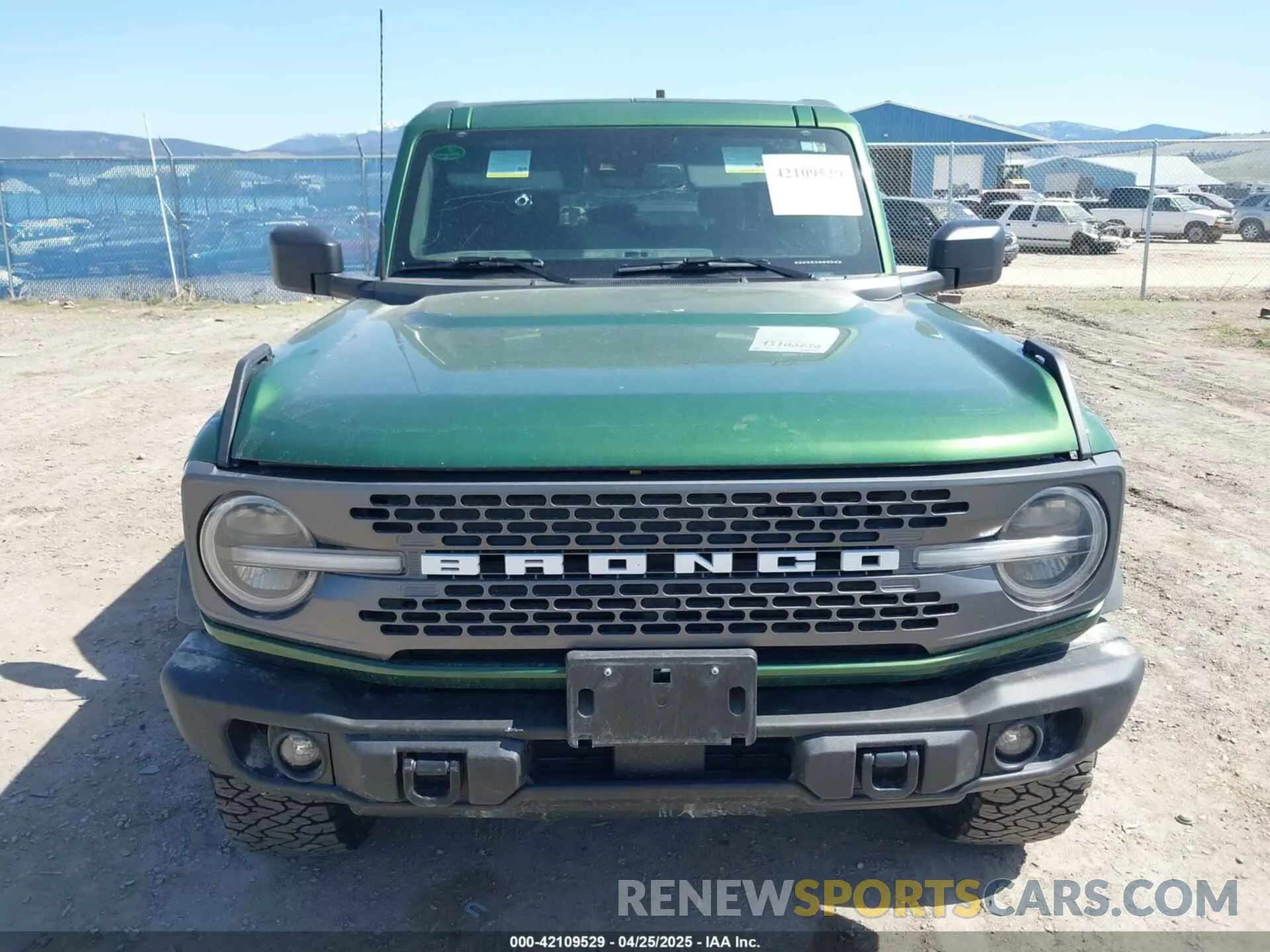 11 Photograph of a damaged car 1FMEE5DH4NLB47699 FORD BRONCO 2022