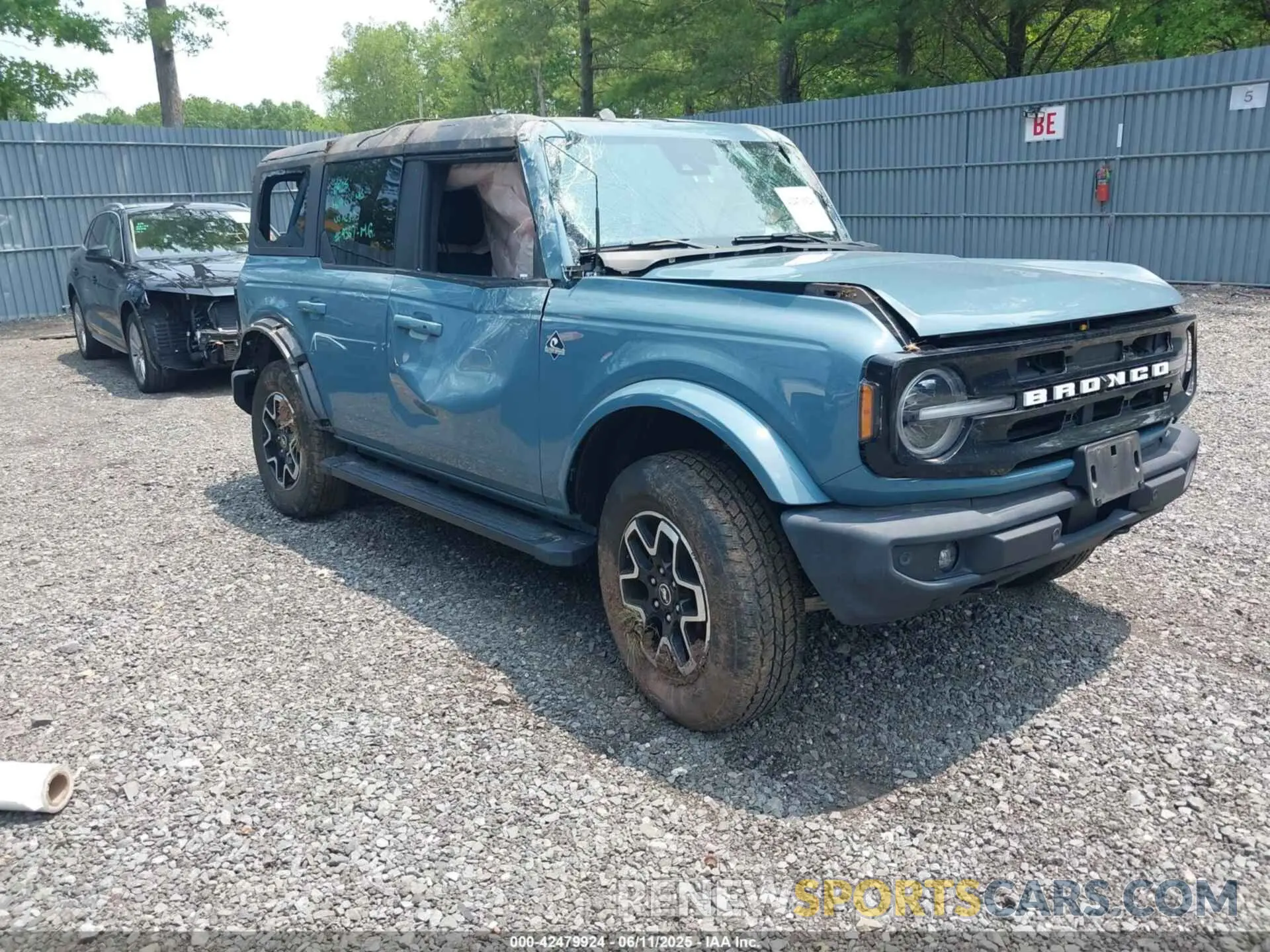 1 Photograph of a damaged car 1FMEE5DP1NLA79367 FORD BRONCO 2022